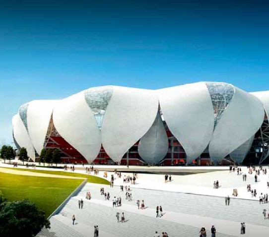 杭州奥体博览城主体育场设计——参数化设计方法在体育建筑中的应用